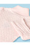 Infant Girls Pink Cable Knit Pullover - 2