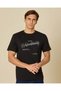 Men Black Printed T-Shirt