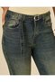 Woman Blue Belted Flared Jeans - 4