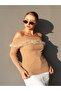 Madonna Collar Fur Detailed Knitwear Sweater - 4