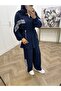 Strawberry fabric stripe detailed tracksuit set - 3