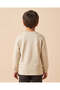 Boys Beige Embossed T-Shirt - 3