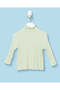 Infant Girls Green Cable Knit Pullover