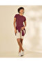 Women Burgundy Basic Crew Neck T Shirt - 2