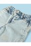 Infant Girls Blue Heart Wide Leg Jeans - 2