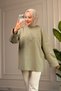6259 - Comfortable, Casual Women's 2-Thread Embroidered Long Sweatshirt