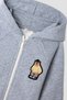 Baby Boy Grey Melange Tracksuit Set - 3