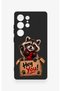 Samsung S25 Ultra Compatible Cute Raccoon Patterned Silicone Case - 2
