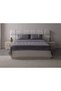 Punch Embroidered Chenille Fabric Double Bedspread Anthracite - 2