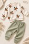Baby Set Turtle Patterned 2-Piece Set Top and Bottom Set Seasonal Unisex Baby Boy Girl 3 6 9 12 Months