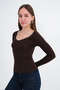 Lace Collared Modal Blouse P06099 - 4