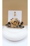 Leopard Pattern Lettered Acrylic Latch Buckle - 2