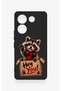 Tecno Caman 20 Pro 5g Compatible Cute Raccoon Pattern Silicone Case - 2