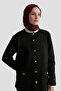 Pocketed Knitwear Cardigan Black - 4
