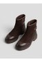 2353531K Genuine Leather Boots with Buckle Detail for Women - 4