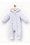 Baby Hooded Plush Jumpsuit – Soft Welsoft Winter Zippered Baby Jumpsuit