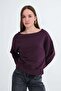 Kayık Collar Sweatshirt S10765 - 2