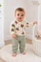 Baby Set Turtle Patterned 2-Piece Set Top and Bottom Set Seasonal Unisex Baby Boy Girl 3 6 9 12 Months - 2