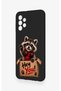 Samsung A13 Compatible Cute Raccoon Patterned Silicone Case - 4