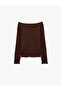 Cotton Boat Neck Relaxed Fit Long Sleeve Pajama Top - 2