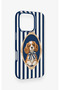 Cute Dog Pattern Silicone Case Compatible with iPhone 16 Pro - 4