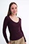 Lace Collared Modal Blouse P06099 - 2