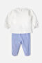 Two-Piece Sweat Suit (Grow) Blue - 3