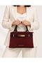 Luxury Suede Women's Hand and Shoulder Bag with Cross Strap - 4