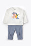 Three Strap Pants 2-Piece Set (Vintage Girl) Lila