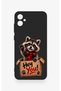 Samsung A05 Compatible Cute Raccoon Patterned Silicone Case - 2