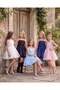 Girls' Princess Evening Dress with Large Ribbon Detail Elegant Design Children's Evening Dress 6-13 Years Old - 4