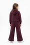 Girl's Hooded Printed Tracksuit Set - 2