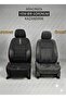 Star Black White Series Full Set Auto Seat Cover Compatible with Toyota Echo - 6
