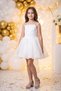 Girls' Princess Evening Dress with Large Ribbon Detail Elegant Design Children's Evening Dress 6-13 Years Old