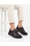 Women's Brown Genuine Leather Orthopedic Sole Rubber Laced Seasonal New Season Casual Shoes - 2