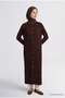 Regular Fit Knitwear Cardigan Bitter Brown - 4