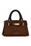 Luxury Suede Women's Hand and Shoulder Bag with Cross Strap - 2