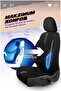 Star Black White Series Full Set Auto Seat Cover Compatible with Toyota Echo - 4