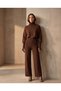 Finger Hole Balloon Sleeve Knitwear Double Set