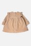 Velvet Dress (Shining Girl) Beige - 2