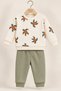 Baby Set Turtle Patterned 2-Piece Set Top and Bottom Set Seasonal Unisex Baby Boy Girl 3 6 9 12 Months - 7