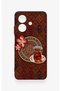 Oppo A3 Compatible Carpet and Tea Patterned Silicone Case - 2