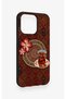 iPhone 13 Pro Compatible Carpet and Tea Pattern Silicone Case - 3