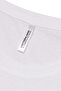 Women's Belinda Basic, Long Sleeve, Regular Fit, Slit, O-Neck, Cotton T-Shirt White - 4