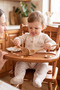 Organic Interlock Jumpsuit with Booties (Organic Dream) Beige - 4