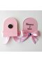 Baby Candy Gift Bebe-345P Pink Window Model Plexi Magnet with Evil Eye Beads on the Back - 30 Pieces - 2