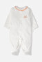 Interlock Jumpsuit with Booties (Bouquet) Salmon
