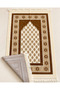 Starry Mihrap Velvet Prayer Rug 70X115 cm Gift Dowry Prayer Rug - 4