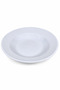 6 Pieces 19cm Melamine Plate Restaurant Home Type Deep Plate Bright White Ra679 - 5