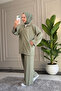 6644 - Stylish, Comfortable, Loose-Fitting Modal Fabric Women's Set with Hem Stitching Detail